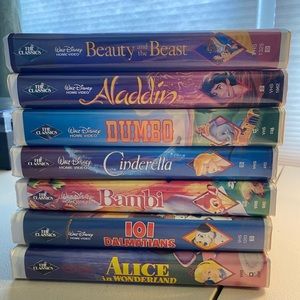 Disney RARE Black Diamond The Classics VHS Collection 7 Preowned